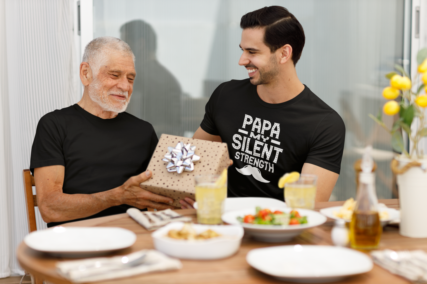 Papa My Silent Strength - Black